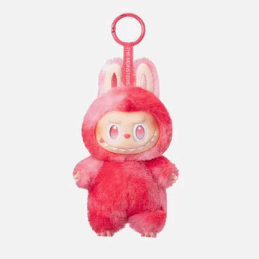 Pop Mart The Monsters Big Into Energy Love Labubu Plush Pendant Keychain